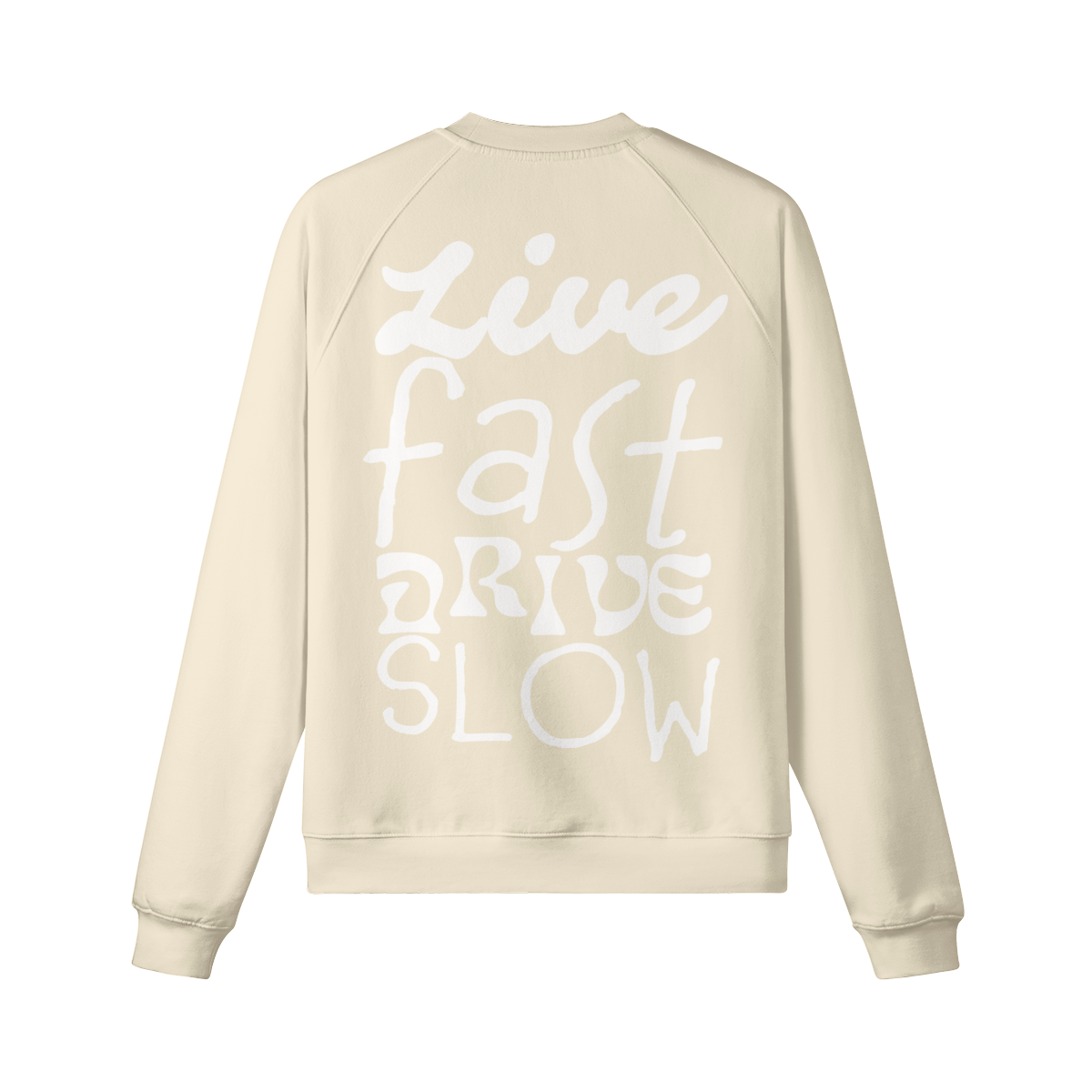 LIVE FAST - 380 WEIGHT FLEECE LINED SWEATSHIRT